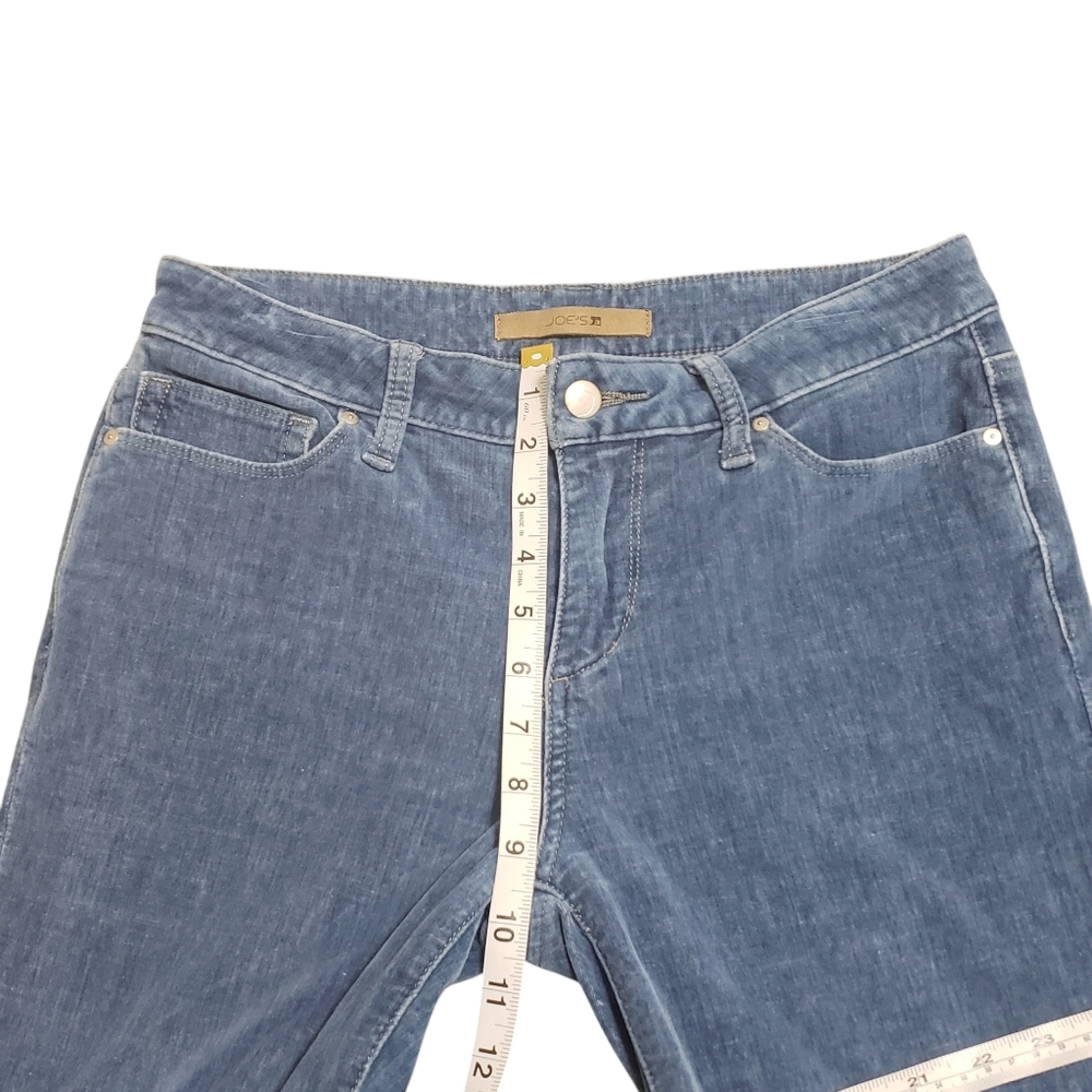 Joe's Jeans Charlie‎ Velvet High Rise Skinny Jeans Blue Sz 28 - Picture 9 of 13